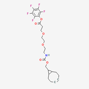 molecular formula C24H26F5NO6 B607315 endo-BCN-PEG2-PFP 酯 CAS No. 1421932-53-7