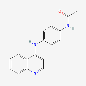 N-[4-(4-quinolinylamino)phenyl]acetamide