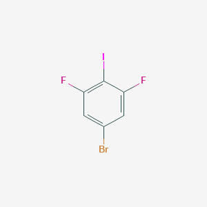 molecular formula C6H2BrF2I B060733 4-Bromo-2,6-difluoroiodobenzene CAS No. 160976-02-3