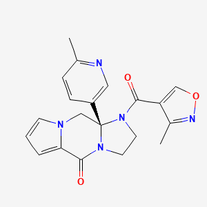 molecular formula C20H19N5O3 B607331 恩扎普拉韦 CAS No. 1323077-89-9