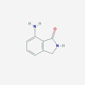 molecular formula C8H8N2O B060734 7-Aminoisoindolin-1-one CAS No. 169044-98-8