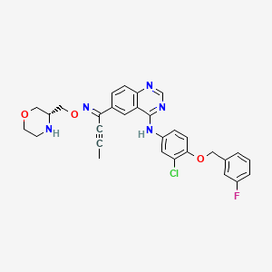 molecular formula C30H27ClFN5O3 B607340 厄洛替尼 CAS No. 908305-13-5