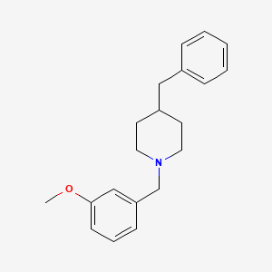 molecular formula C20H25NO B6073435 4-benzyl-1-(3-methoxybenzyl)piperidine CAS No. 414883-02-6