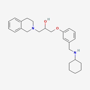 1-{3-[(cyclohexylamino)methyl]phenoxy}-3-(3,4-dihydro-2(1H)-isoquinolinyl)-2-propanol