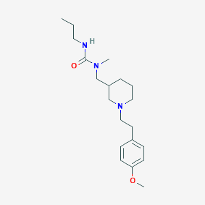 N-({1-[2-(4-methoxyphenyl)ethyl]-3-piperidinyl}methyl)-N-methyl-N'-propylurea