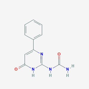 N-(6-oxo-4-phenyl-1,6-dihydro-2-pyrimidinyl)urea