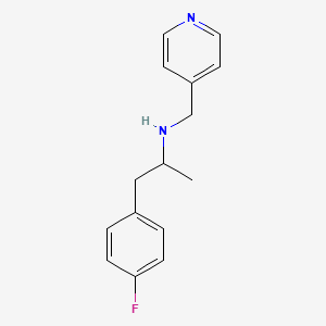 1-(4-fluorophenyl)-N-(4-pyridinylmethyl)-2-propanamine