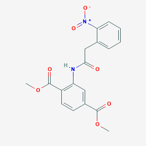 dimethyl 2-{[(2-nitrophenyl)acetyl]amino}terephthalate