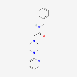 N-benzyl-2-[4-(2-pyridinyl)-1-piperazinyl]acetamide