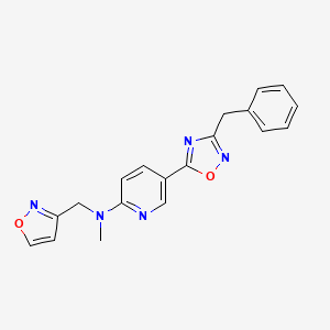 5-(3-benzyl-1,2,4-oxadiazol-5-yl)-N-(3-isoxazolylmethyl)-N-methyl-2-pyridinamine