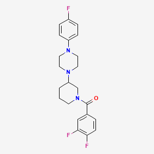 1-[1-(3,4-difluorobenzoyl)-3-piperidinyl]-4-(4-fluorophenyl)piperazine