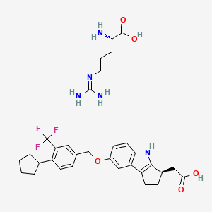 molecular formula C32H40F3N5O5 B607386 依特西莫 arginine CAS No. 1206123-97-8