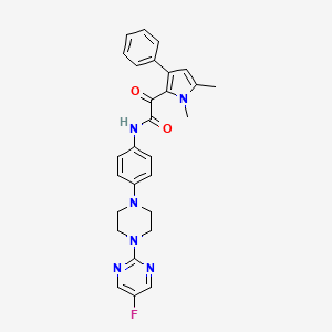 molecular formula C28H27FN6O2 B607405 Olorofim CAS No. 1928707-56-5