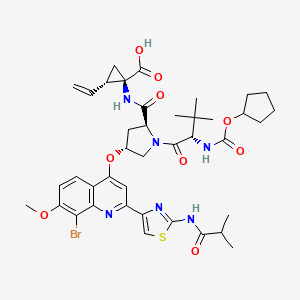 molecular formula C40H49BrN6O9S B607408 Faldaprevir CAS No. 801283-95-4