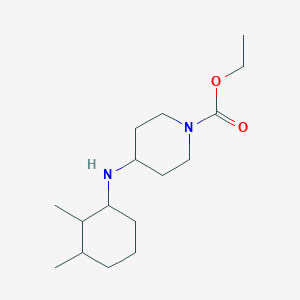 molecular formula C16H30N2O2 B6074087 ethyl 4-[(2,3-dimethylcyclohexyl)amino]-1-piperidinecarboxylate 