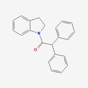 molecular formula C22H19NO B6074148 1-(diphenylacetyl)indoline 