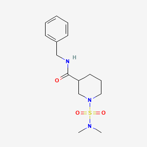 molecular formula C15H23N3O3S B6074356 N-benzyl-1-[(dimethylamino)sulfonyl]-3-piperidinecarboxamide 
