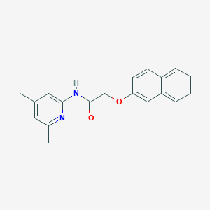 molecular formula C19H18N2O2 B6074375 N-(4,6-dimethyl-2-pyridinyl)-2-(2-naphthyloxy)acetamide 