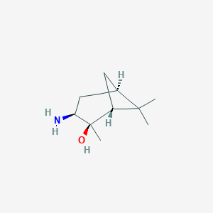 molecular formula C10H19NO B060745 (1R,2R,3S,5R)-3-Amino-2,6,6-trimethylbicyclo[3.1.1]heptan-2-OL CAS No. 168286-10-0
