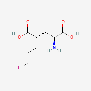 molecular formula C8H14FNO4 B607464 花胶氨酸 CAS No. 1196794-42-9