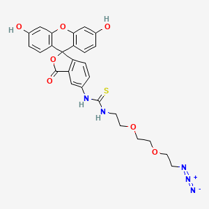 B607472 Fluorescein-PEG2-Azide CAS No. 1146195-72-3