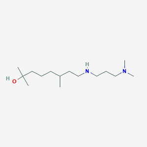 molecular formula C15H34N2O B6074931 8-{[3-(dimethylamino)propyl]amino}-2,6-dimethyl-2-octanol 