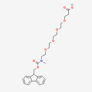 molecular formula C27H35NO8 B607507 Fmoc-NMe-PEG4-C2-酸 CAS No. 2170240-98-7