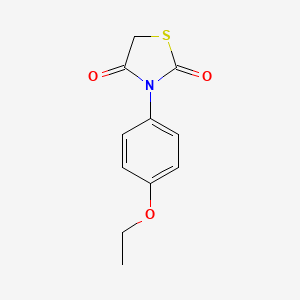 molecular formula C11H11NO3S B6075198 3-(4-ethoxyphenyl)-1,3-thiazolidine-2,4-dione 
