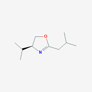 molecular formula C10H19NO B060752 (S)-2-Isobutyl-4-isopropyl-4,5-dihydrooxazole CAS No. 175226-81-0