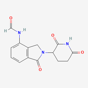 molecular formula C14H13N3O4 B607531 甲酰雷利度胺 CAS No. 2197414-56-3
