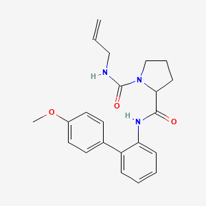 N~1~-allyl-N~2~-(4'-methoxy-2-biphenylyl)-1,2-pyrrolidinedicarboxamide