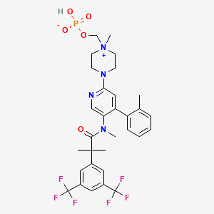 molecular formula C31H35F6N4O5P B607539 Fosnetupitant CAS No. 1703748-89-3