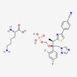 molecular formula C29H34F2N7O7PS B607542 Fosravuconazole monolysine CAS No. 914361-44-7