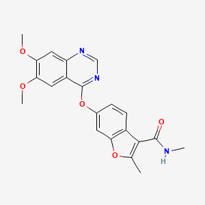molecular formula C21H19N3O5 B607557 Fruquintinib CAS No. 1194506-26-7