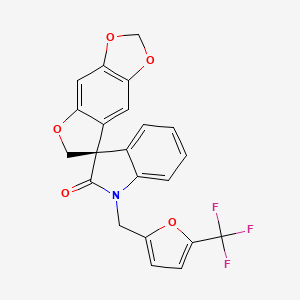 molecular formula C22H14F3NO5 B607567 富那派特 CAS No. 1259933-16-8