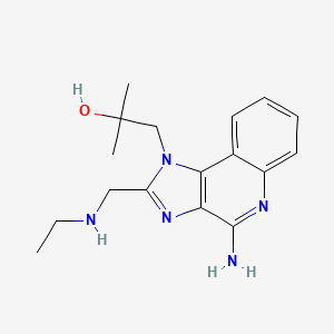 molecular formula C17H23N5O B607600 加地喹莫德 CAS No. 1020412-43-4
