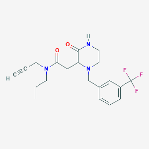 N-allyl-2-{3-oxo-1-[3-(trifluoromethyl)benzyl]-2-piperazinyl}-N-2-propyn-1-ylacetamide