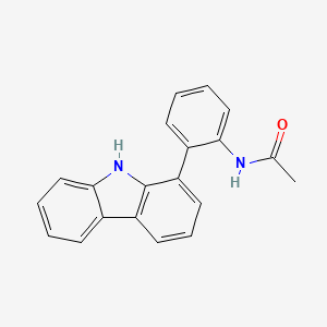 molecular formula C20H16N2O B607624 N-(2-(9H-咔唑-1-基)苯基)乙酰胺 CAS No. 2143475-98-1