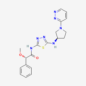 molecular formula C19H21N7O2S B607658 GLS1 Inhibitor CAS No. 1832646-52-2