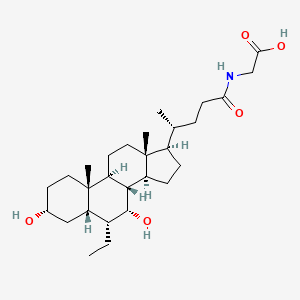 molecular formula C28H47NO5 B607667 Glyco-obeticholic acid CAS No. 863239-60-5