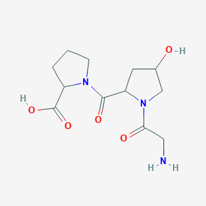 molecular formula C12H19N3O5 B607668 甘氨酰-羟脯氨酰-脯氨酸 CAS No. 22028-82-6