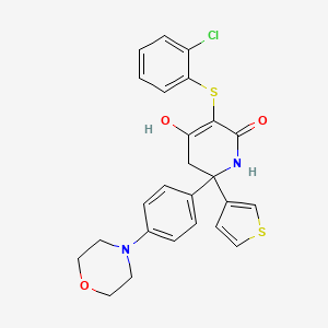 molecular formula C25H23ClN2O3S2 B607676 GNE-140 racemic CAS No. 1809794-70-4