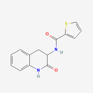 molecular formula C14H12N2O2S B6077096 N-(2-oxo-1,2,3,4-tetrahydro-3-quinolinyl)-2-thiophenecarboxamide 