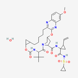 molecular formula C38H52N6O10S B607727 格拉唑韦水合物 CAS No. 1350462-55-3