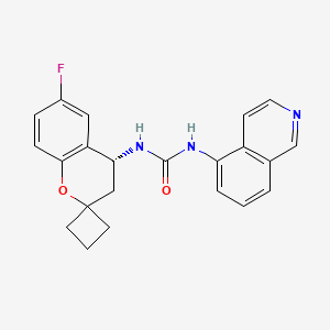 molecular formula C22H20FN3O2 B607729 Unii-4S841S9BO9 CAS No. 1166398-35-1