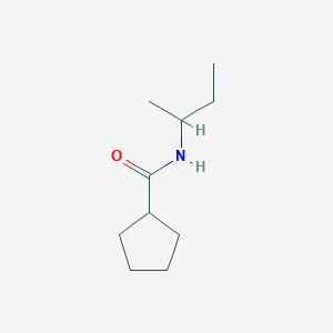 molecular formula C10H19NO B6077337 N-(sec-butyl)cyclopentanecarboxamide 