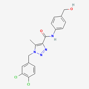 molecular formula C18H16Cl2N4O2 B607772 SCD 抑制剂 1 CAS No. 1150701-66-8
