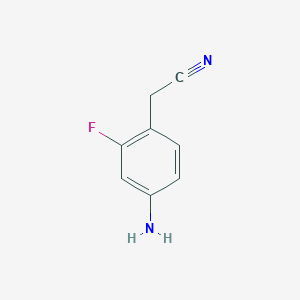 2-(4-Amino-2-fluorophenyl)acetonitrile