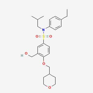 molecular formula C25H35NO5S B607816 ROR gama 调节剂 1 CAS No. 1474110-21-8