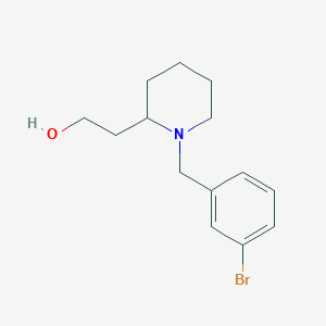 molecular formula C14H20BrNO B6078203 2-[1-(3-bromobenzyl)-2-piperidinyl]ethanol 